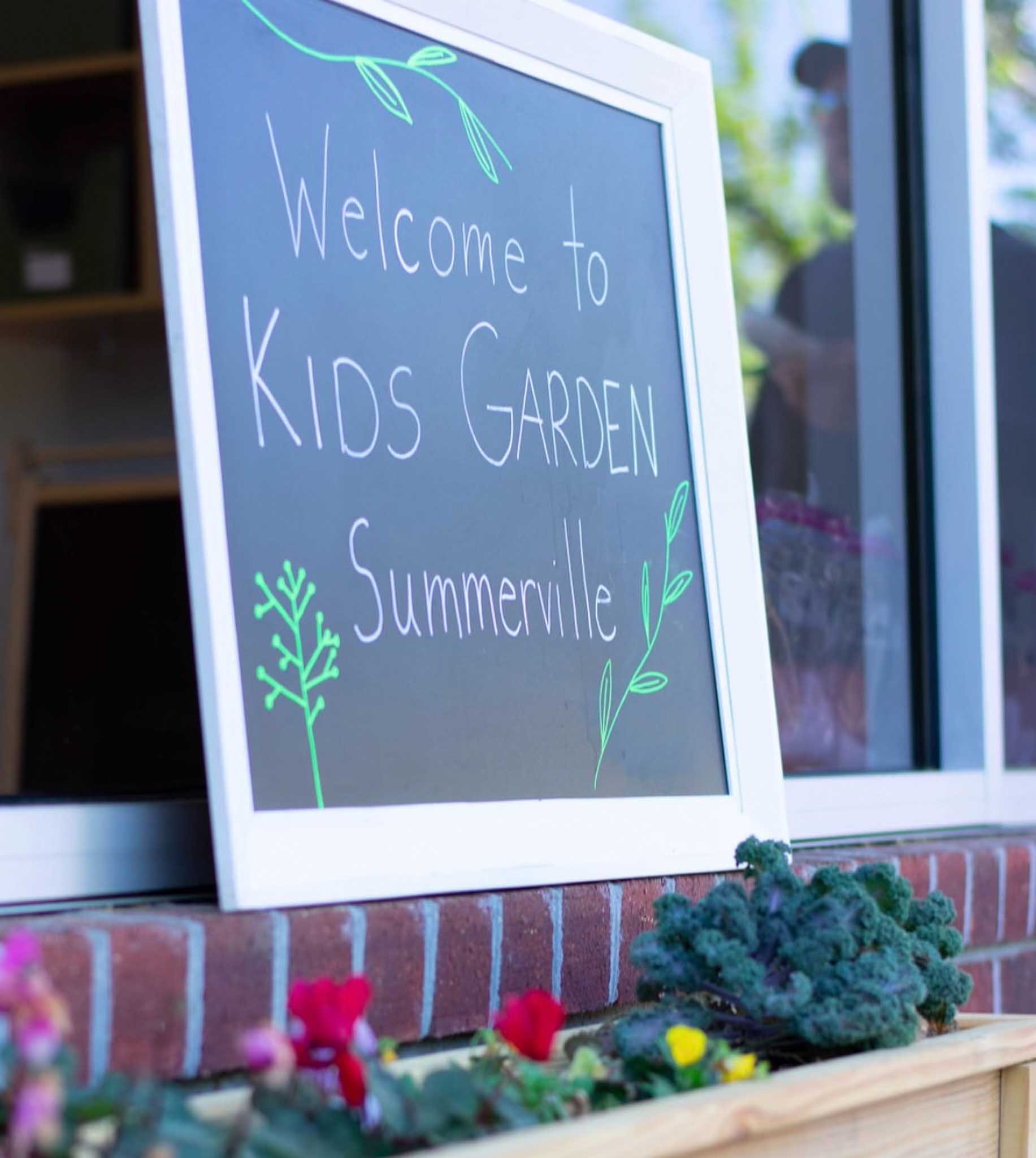 Kids Garden Summerville childcare.