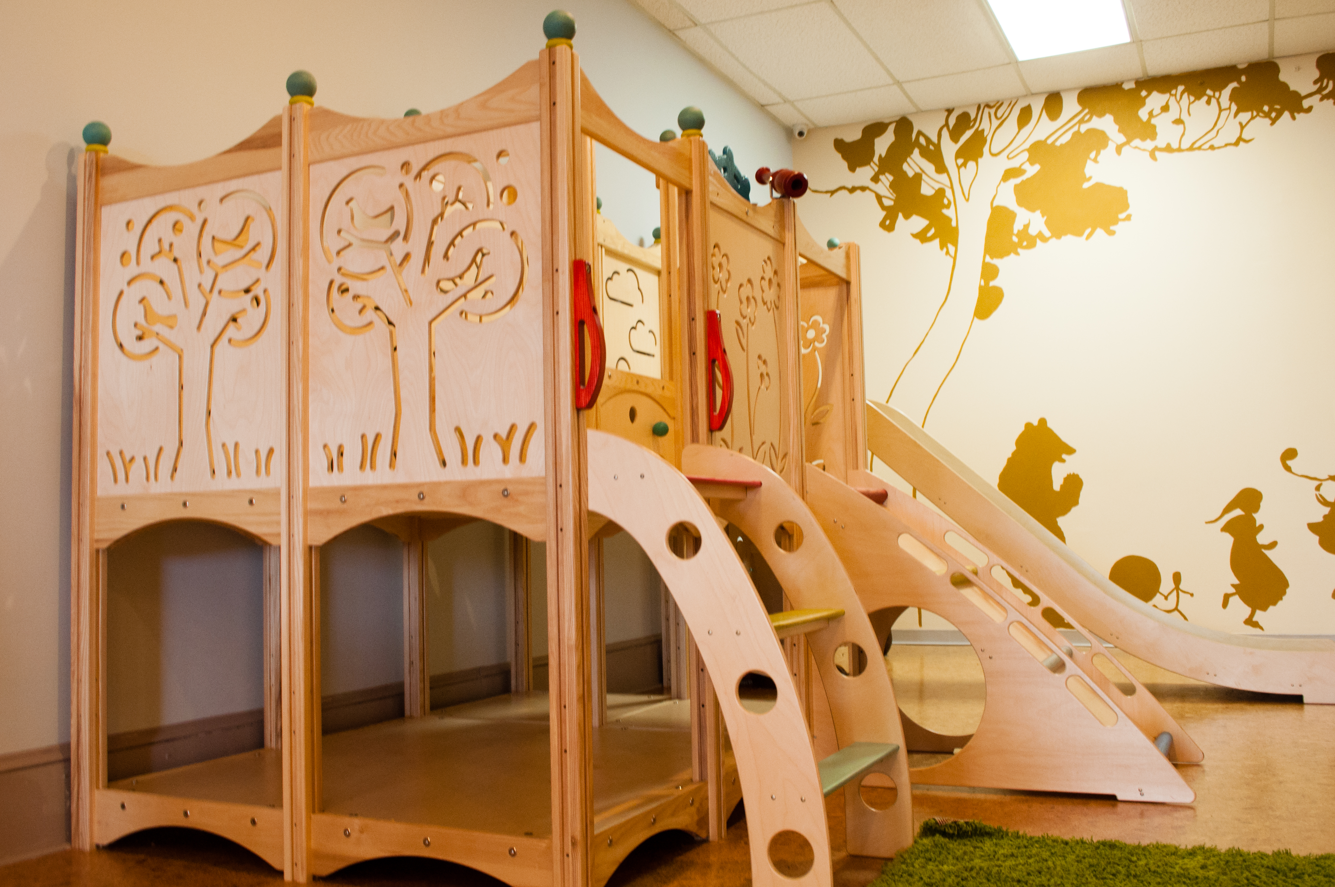 A Kids Garden Asheville indoor playground.