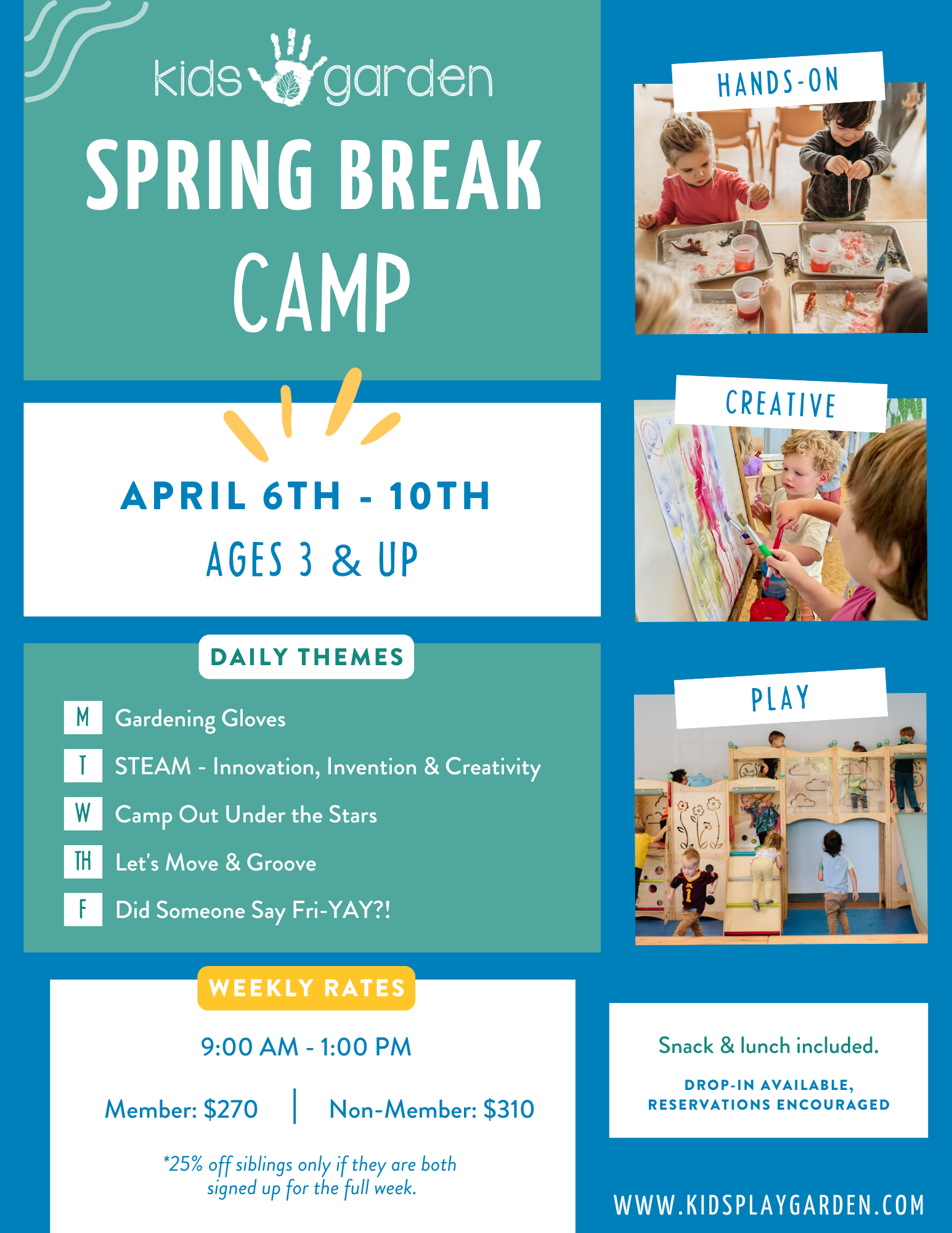 SIGN UP FOR 2026 SPRING BREAK CAMPS