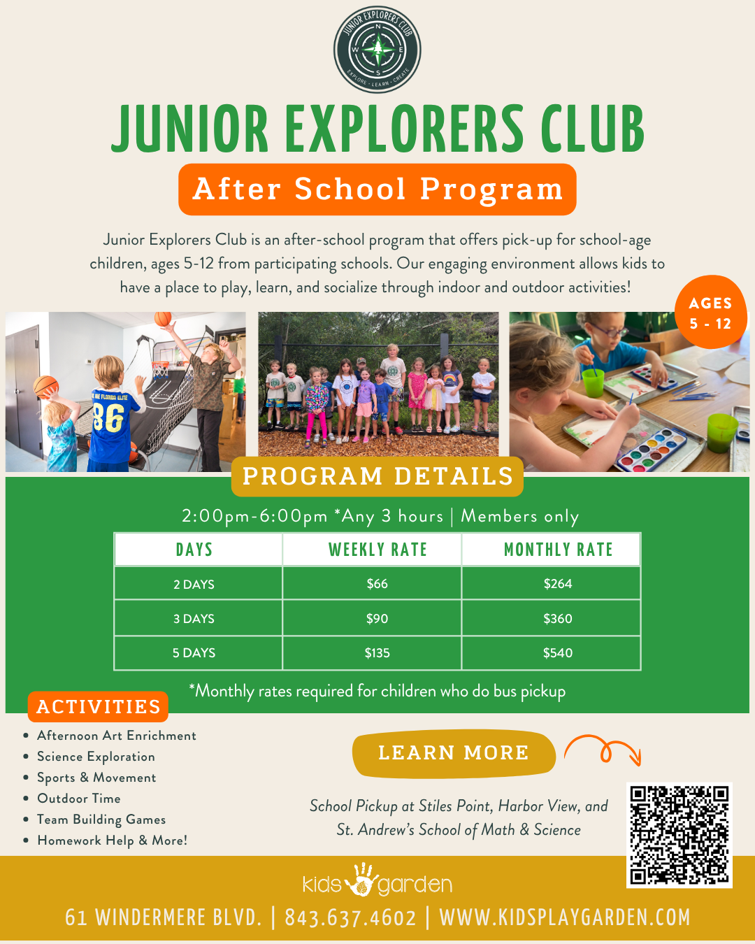 SIGN UP FOR 2026 AFTER SCHOOL PROGRAMS