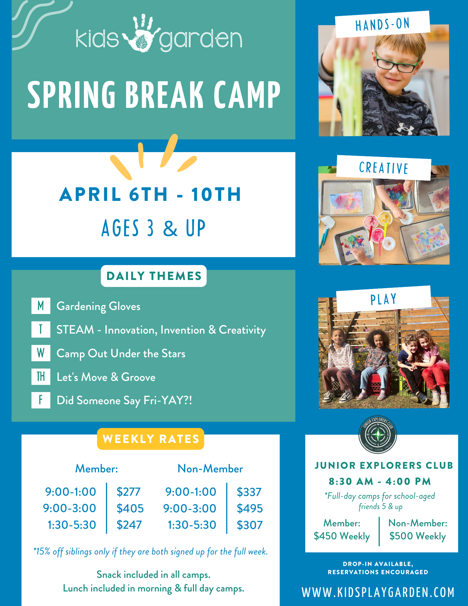 SIGN UP FOR 2026 SPRING BREAK CAMPS