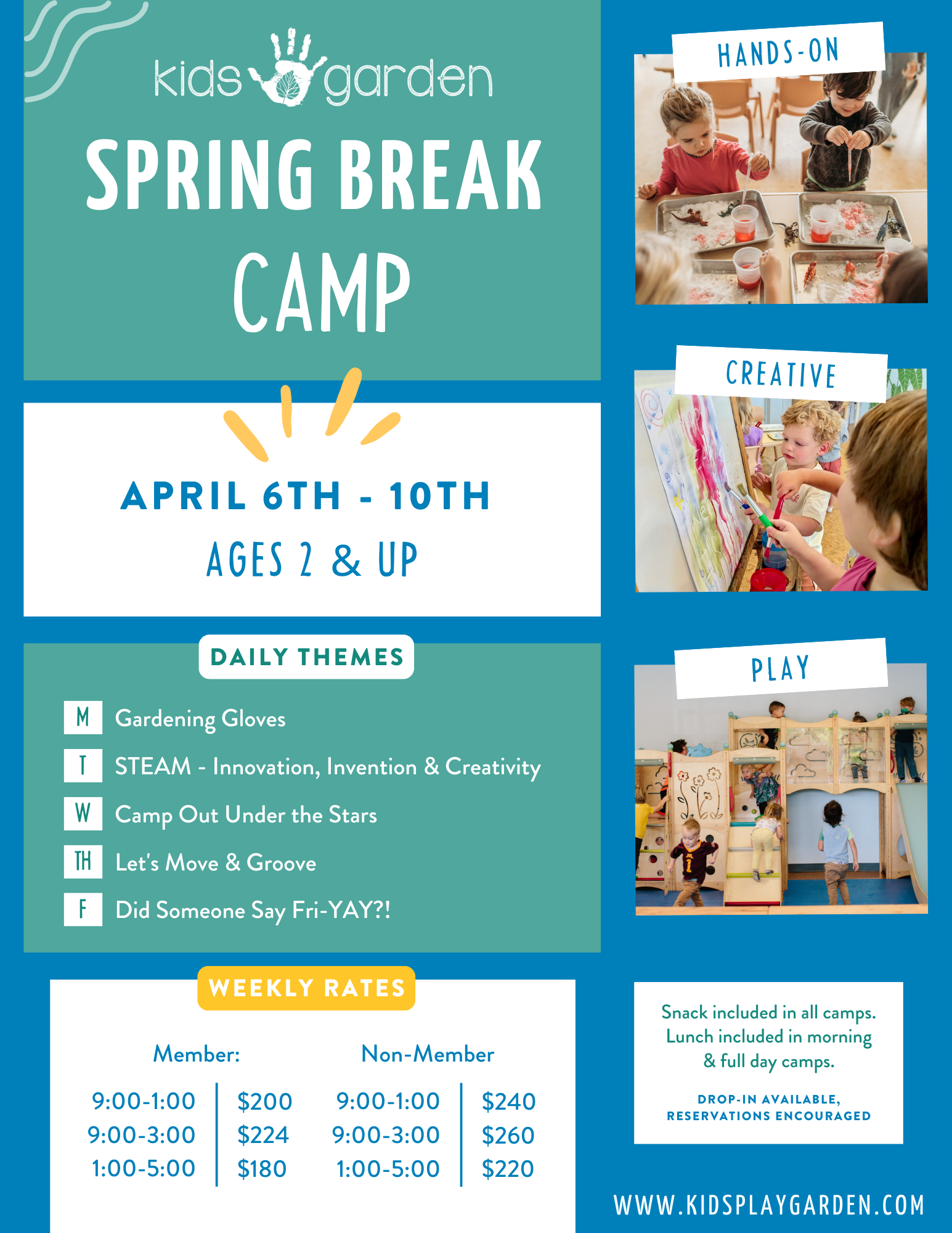 SIGN UP FOR 2026 SPRING BREAK CAMPS