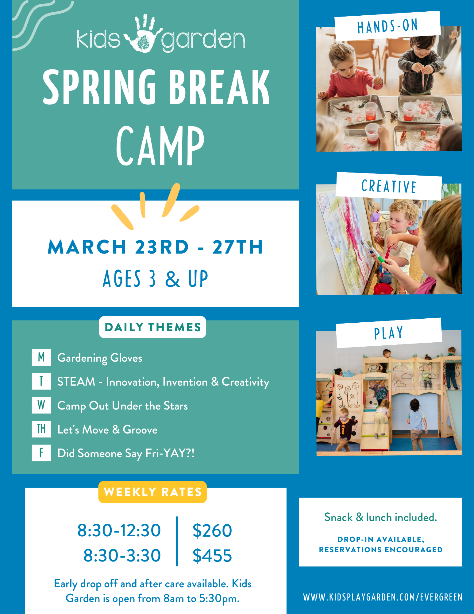 SIGN UP FOR 2026 SPRING BREAK CAMPS