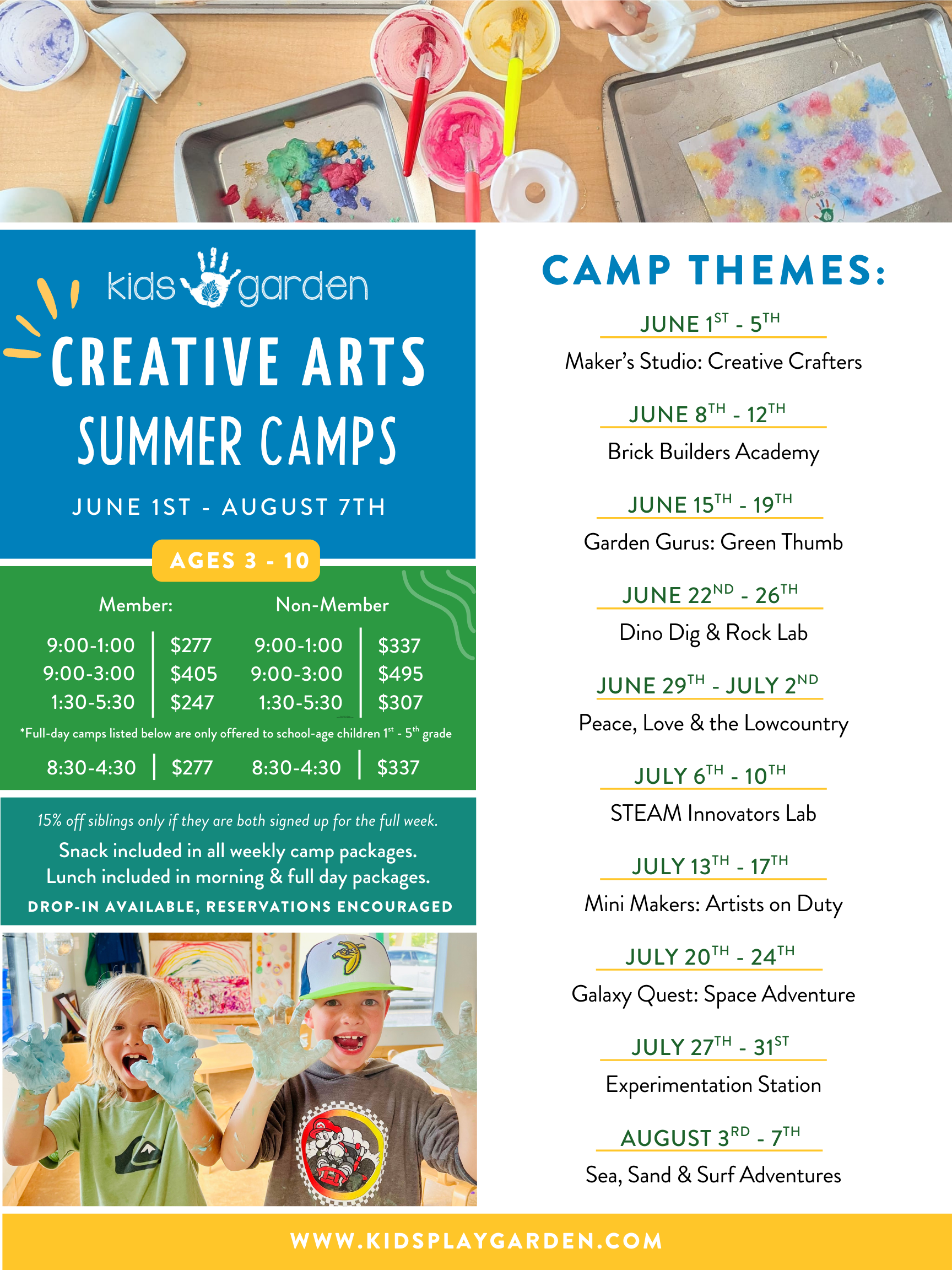 SIGN UP FOR 2025 SUMMER CAMPS